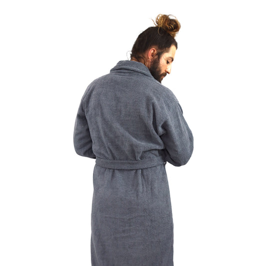 Dudra Luxe Unisex Bathrobe – Charcoal