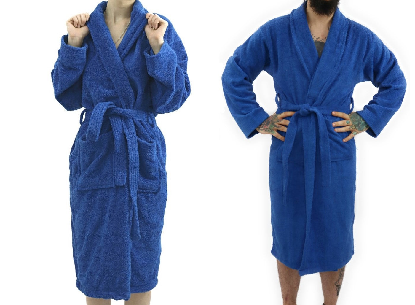 Dudra Luxe Unisex Bathrobe – Royal Blue