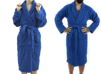 Dudra Luxe Unisex Bathrobe – Royal Blue