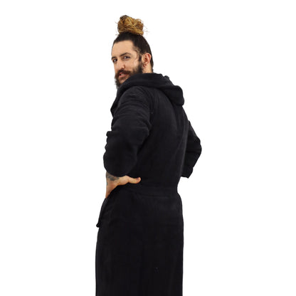 Dudra Luxe Unisex Bathrobe – Black