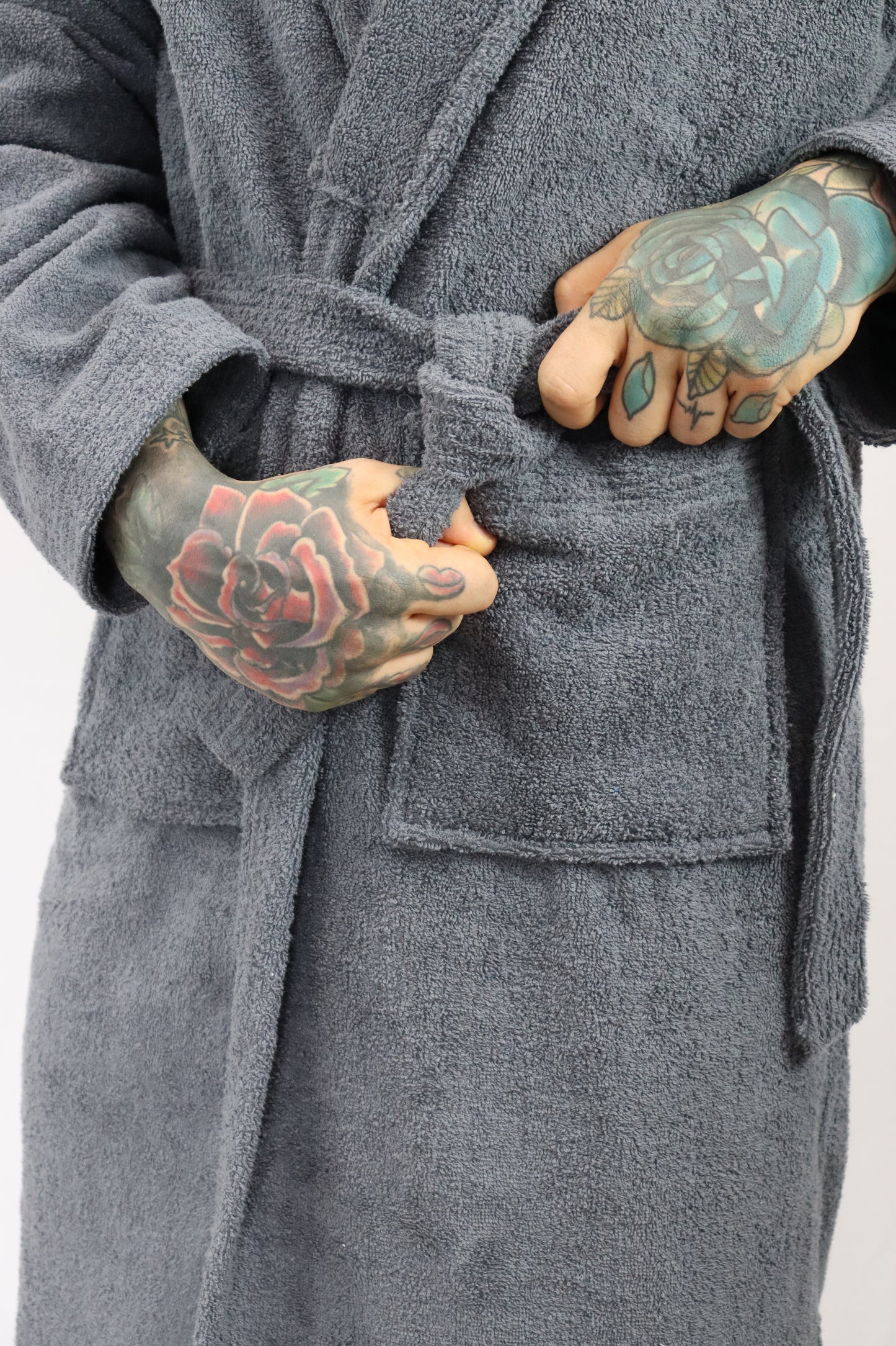 Dudra Luxe Unisex Bathrobe – Charcoal