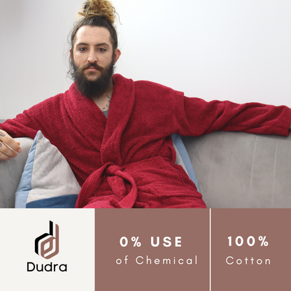 Dudra Luxe Unisex Bathrobe – Wine