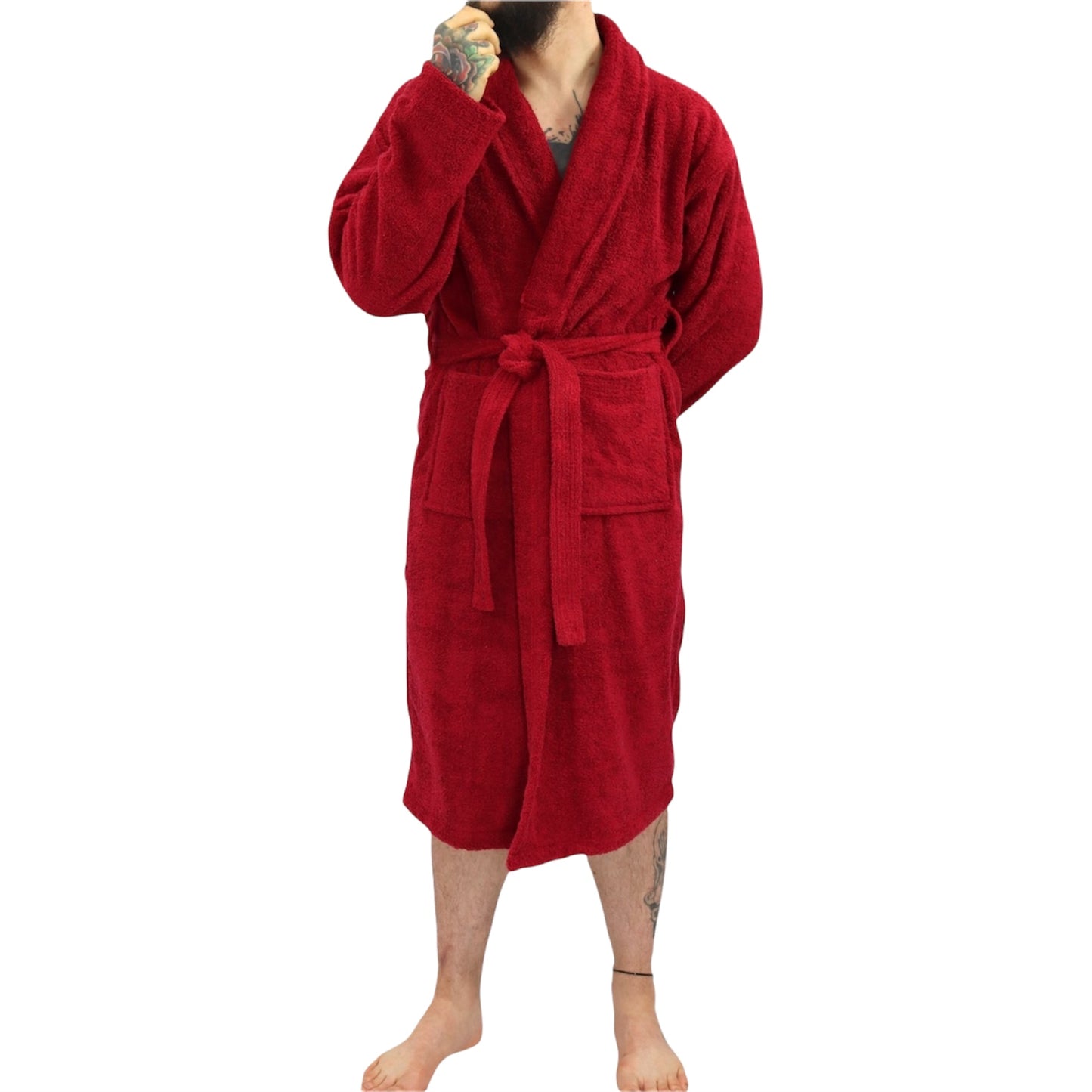 Dudra Luxe Unisex Bathrobe – Wine