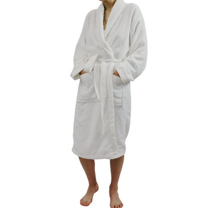 Dudra Luxe Unisex Bathrobe – White
