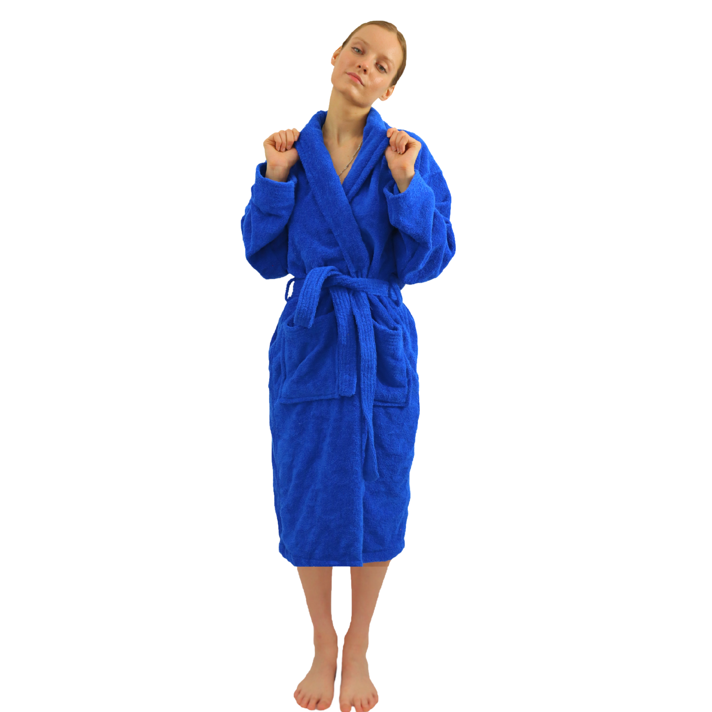 Dudra Luxe Unisex Bathrobe – Royal Blue
